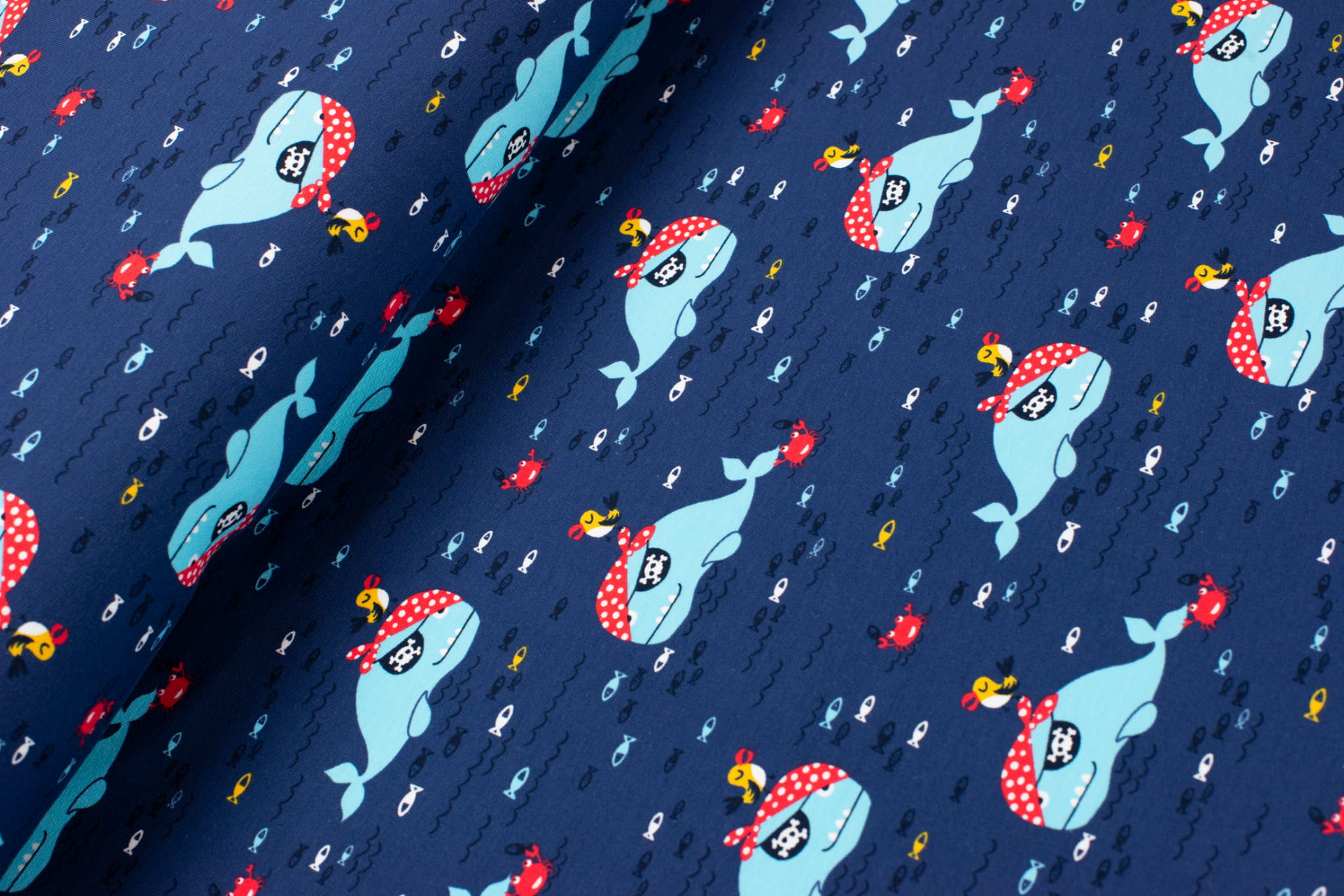 Dresówka pętelka z nadrukiem zwierzęta granatowy