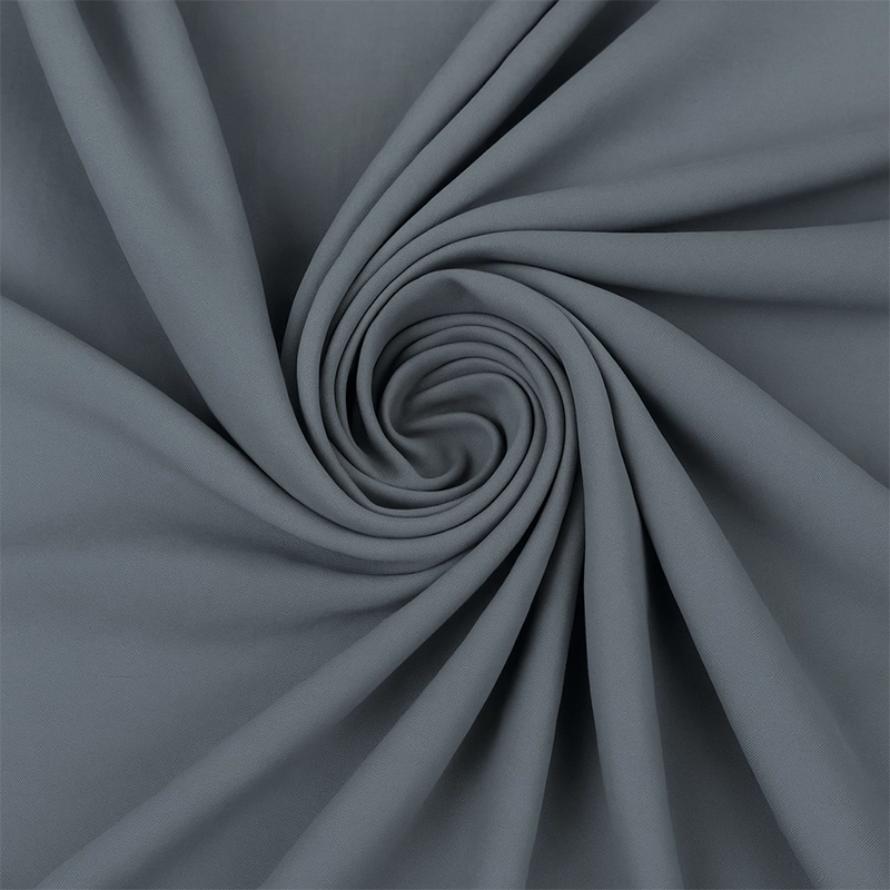Szara wiskoza tkanina na sukienki i koszule