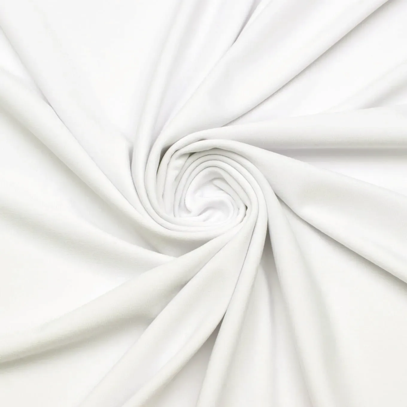 Dzianina Jersey ITY ecru gładka struktura materiału