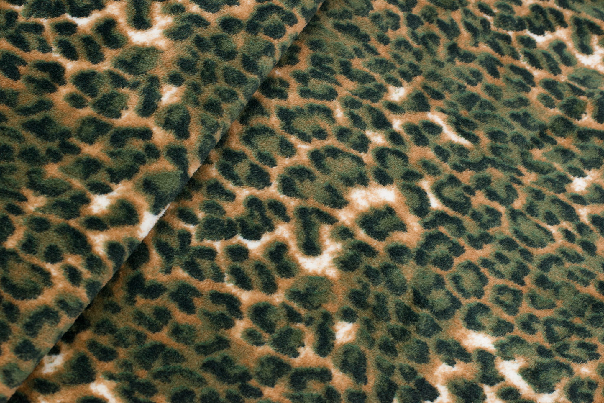 Polar wzór panterka odcienie brązu