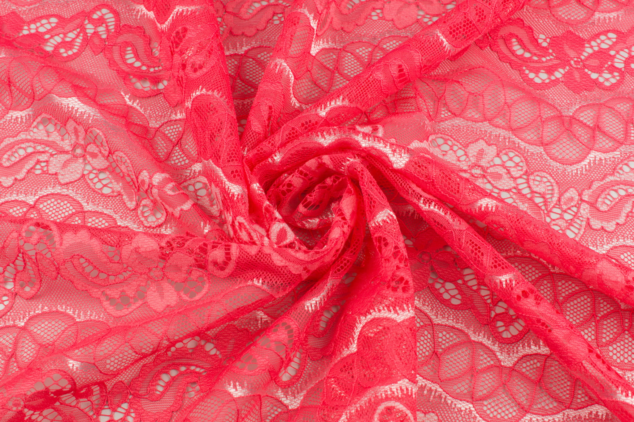 Koronka stabilna jola kolor koralowy