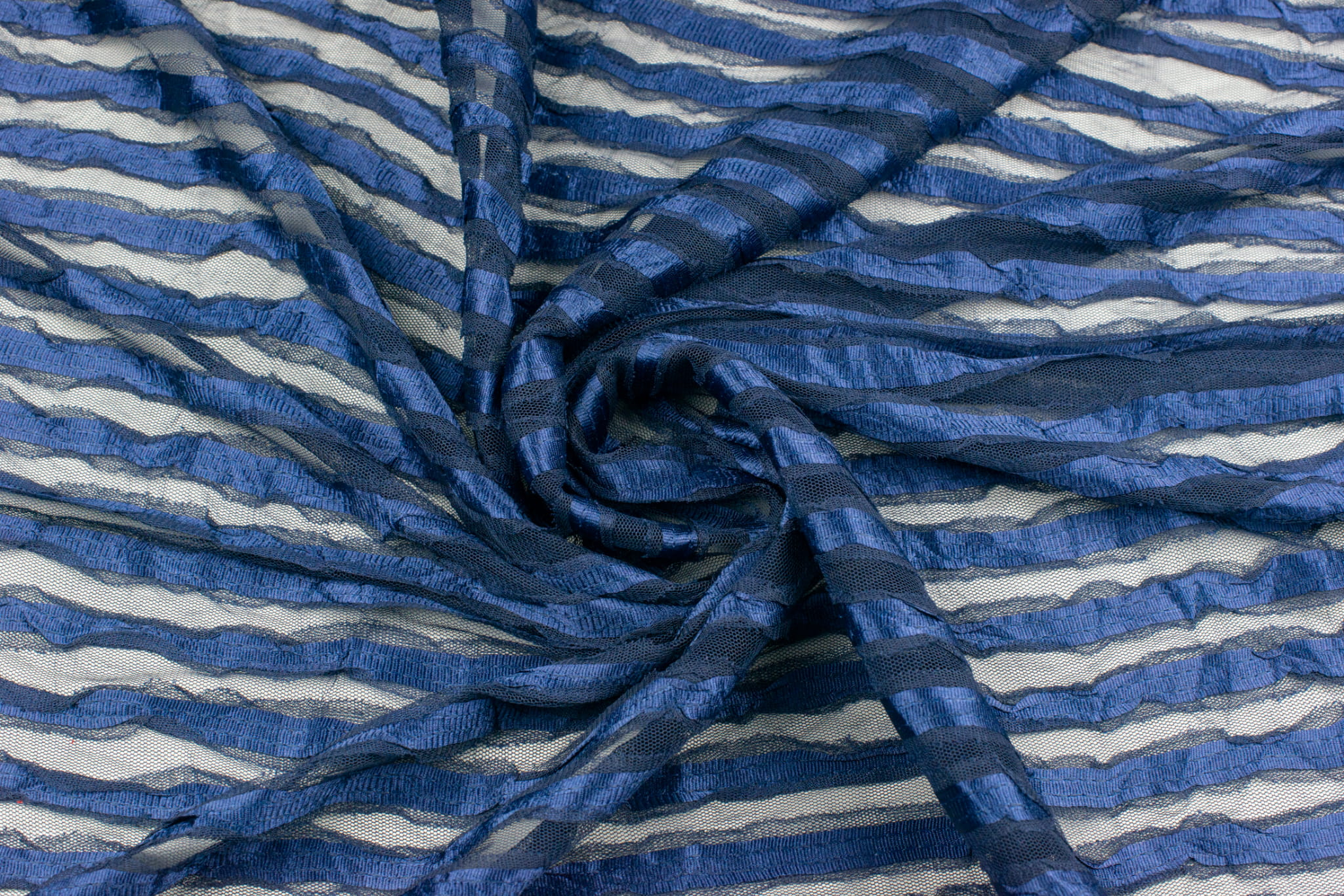 Koronka siatka elastyczna daria kolor granatowy