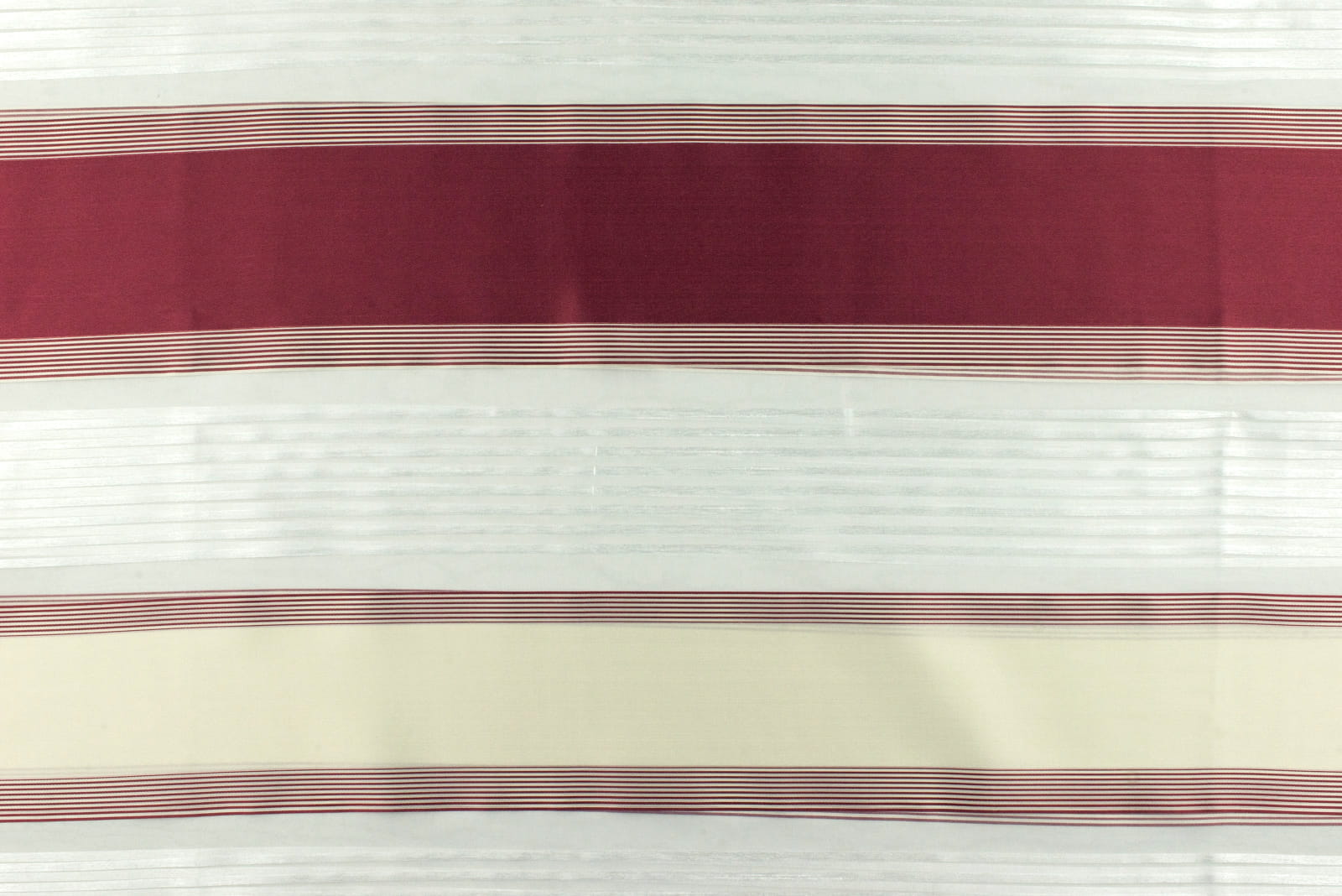 Tkanina na firany kolory bordo, kremowy