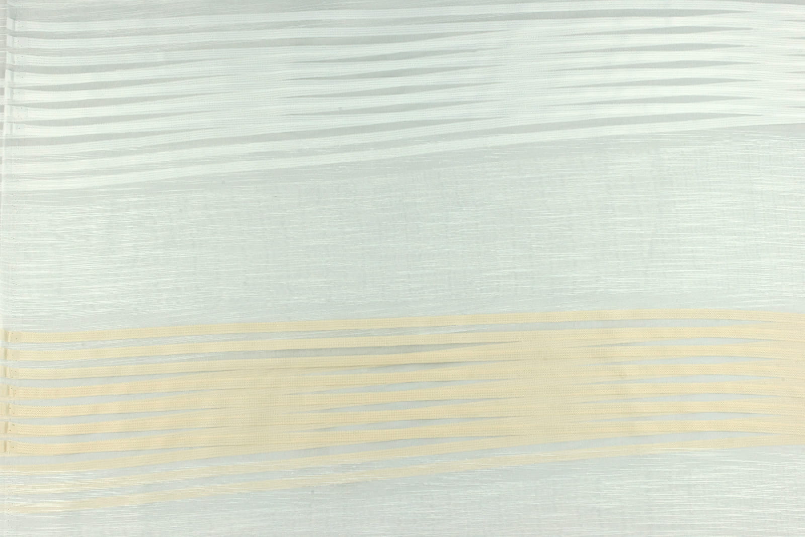 Tkanina na firany paski kolor beżowy i złamana biel