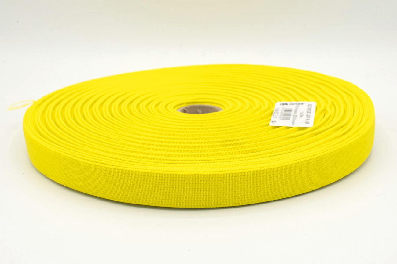 GUMA TKANA 20 mm ŻÓŁTY NEON L4241